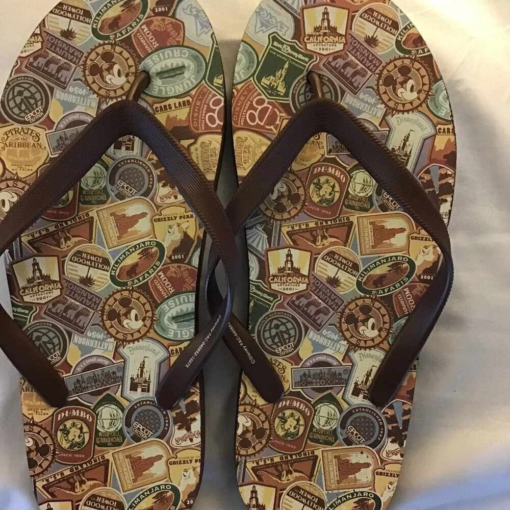 Disney Animal Kingdom Flip Flops